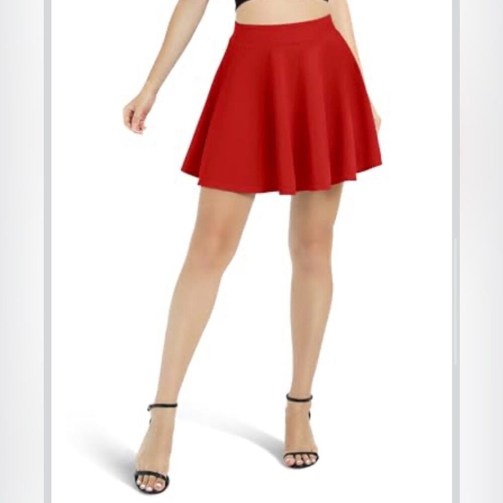Urban Coco red skater aline skirt size M